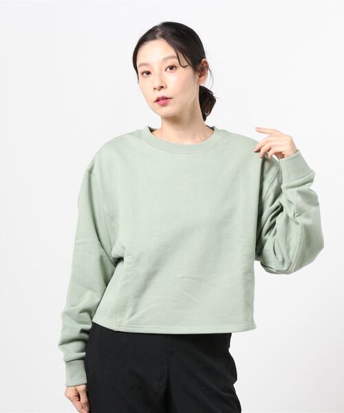 GAP（ギャップ）の「カーボナイズドフリース スウェット（スウェット・レディース・ラベンダー/ブラック/グレー/グリーン・M/XXS/S/L/XS）」の11枚目の写真