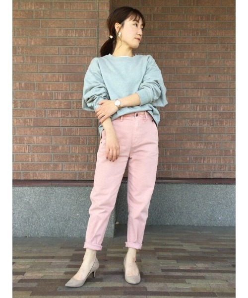 GAP（ギャップ）の「カーボナイズドフリース スウェット（スウェット・レディース・ラベンダー/ブラック/グレー/グリーン・M/XXS/S/L/XS）」の15枚目の写真