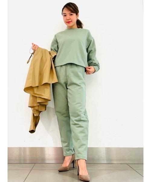 GAP（ギャップ）の「カーボナイズドフリース スウェット（スウェット・レディース・ラベンダー/ブラック/グレー/グリーン・M/XXS/S/L/XS）」の16枚目の写真