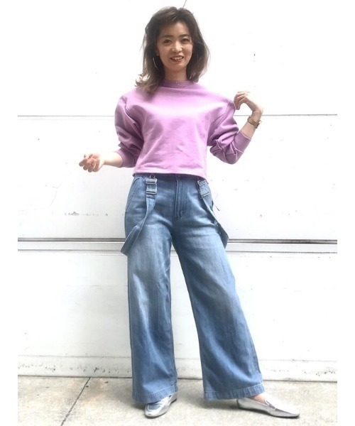 GAP（ギャップ）の「カーボナイズドフリース スウェット（スウェット・レディース・ラベンダー/ブラック/グレー/グリーン・M/XXS/S/L/XS）」の19枚目の写真