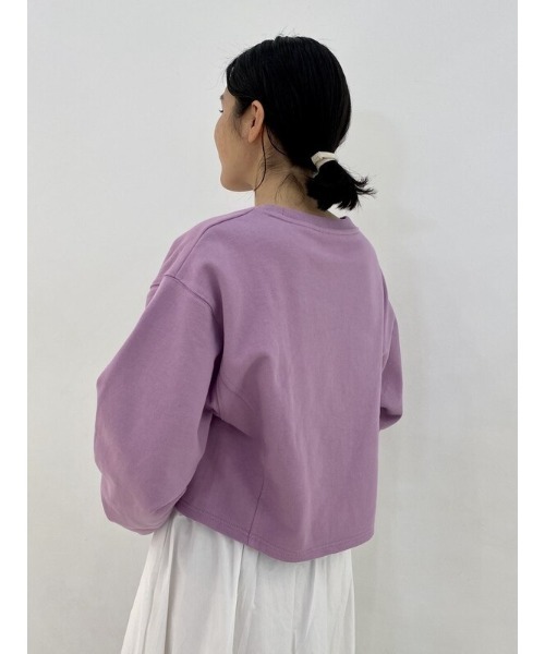 GAP（ギャップ）の「カーボナイズドフリース スウェット（スウェット・レディース・ラベンダー/ブラック/グレー/グリーン・M/XXS/S/L/XS）」の21枚目の写真