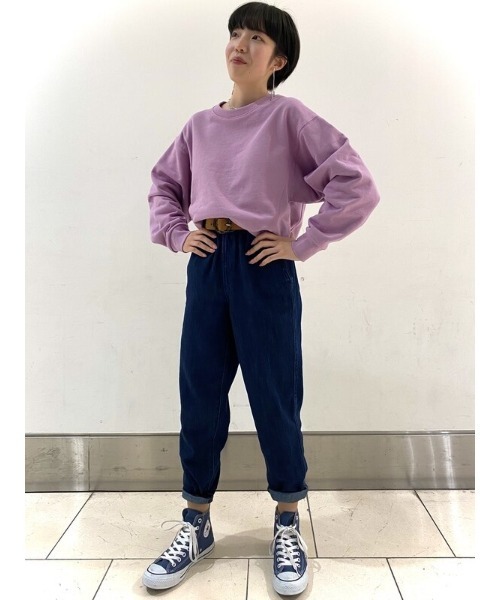 GAP（ギャップ）の「カーボナイズドフリース スウェット（スウェット・レディース・ラベンダー/ブラック/グレー/グリーン・M/XXS/S/L/XS）」の22枚目の写真