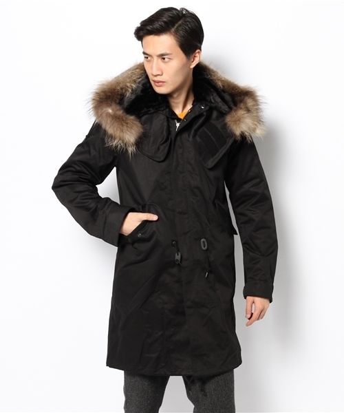 Lui's（ルイス）の「Lui's M-51 モッズコート（モッズコート・メンズ・ブラック/カーキ・LARGE/MEDIUM/SMALL）」の14枚目の写真