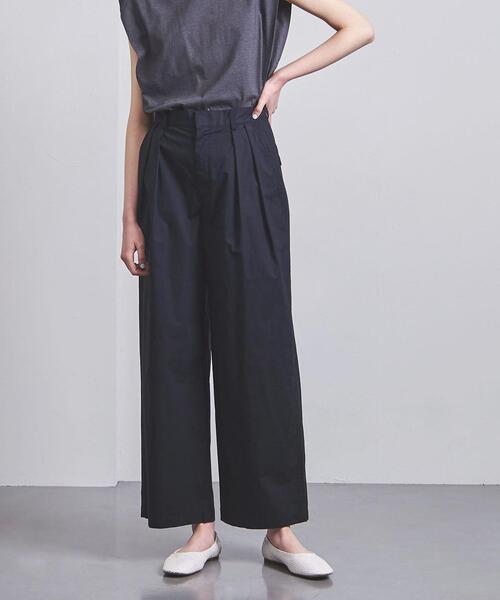 UNITED ARROWS（ユナイテッドアローズ）の「UGMSC ２タックパンツ◆（その他パンツ・レディース・ベージュ/ネイビー・38/36/40）」の2枚目の写真