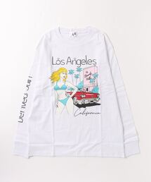 『RDS』プリント長袖Tシャツ