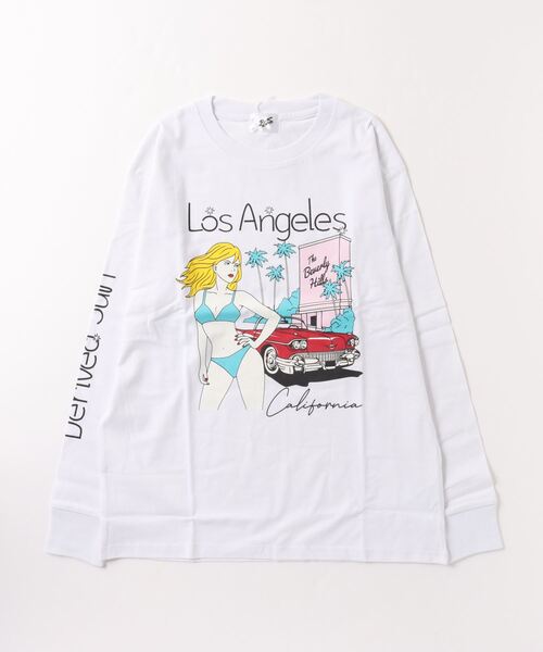 INNOCENT(イノセント)の「『RDS』プリント長袖Tシャツ(Tシャツ/カットソー・レディース・ブラック/ホワイト/グレー/オレンジ・LARGE/MEDIUM)」の2枚目の写真