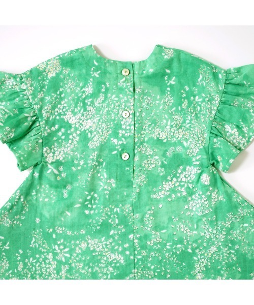 NAOMI ITO（ナオミイトウ）の「NAOMI ITO フリルサーキュラーワンピース（その他ベビーウェア・キッズ・グリーン/イエロー・80ｃｍ/90cm）」の7枚目の写真