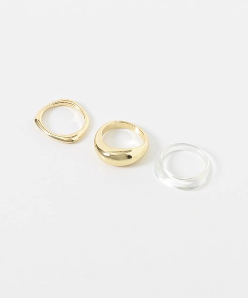 SMELLY（スメリー）の「3セットリング（リング・レディース・ゴールド・-）」の5枚目の写真