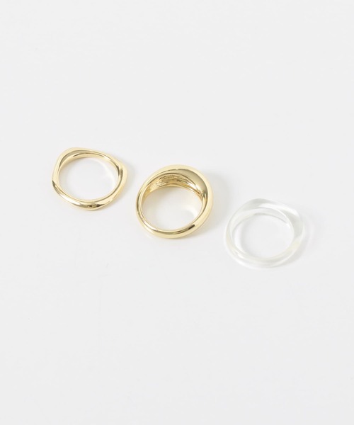 SMELLY（スメリー）の「3セットリング（リング・レディース・ゴールド・-）」の3枚目の写真