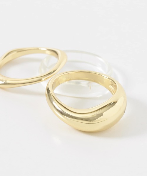 SMELLY（スメリー）の「3セットリング（リング・レディース・ゴールド・-）」の2枚目の写真