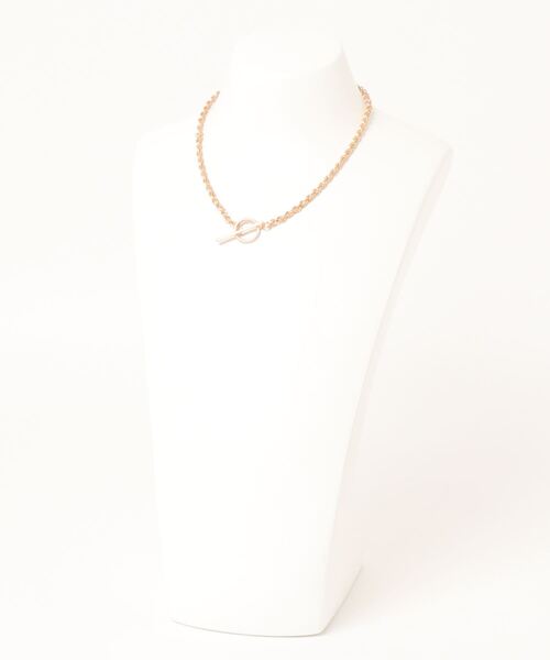 Factor=（ファクターイコール）の「ショートチェーンネックレス（ネックレス・レディース・アンティークシルバー/アンティークゴールド・FREE）」の5枚目の写真