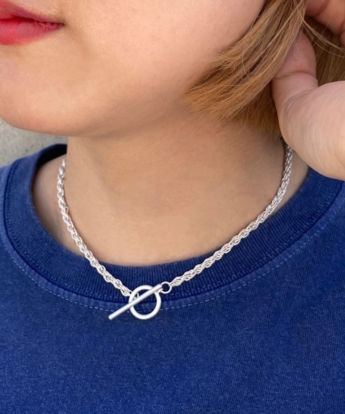 Factor=（ファクターイコール）の「ショートチェーンネックレス（ネックレス・レディース・アンティークシルバー/アンティークゴールド・FREE）」の6枚目の写真