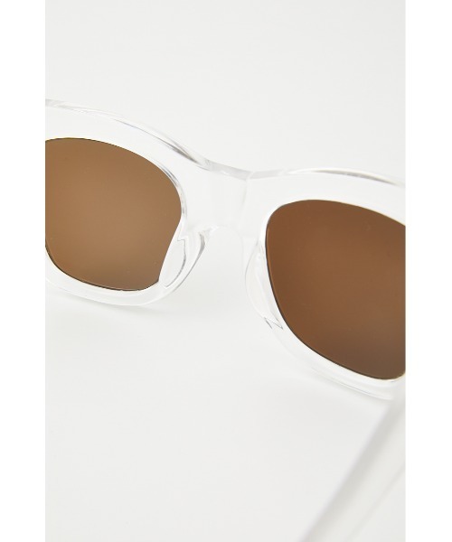 LAGUA GEM(ラグアジェム)の「LARGISH FLAME EYEWEAR(サングラス・レディース・クリア/オレンジ・FREE)」の9枚目の写真