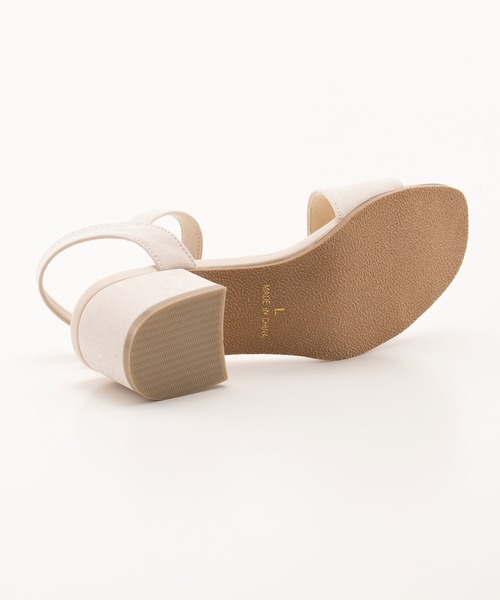 Honeys(ハニーズ)の「スクエアトゥサンダル(サンダル・レディース・ブラック/ベージュ/ブルー・S/L/M)」の14枚目の写真