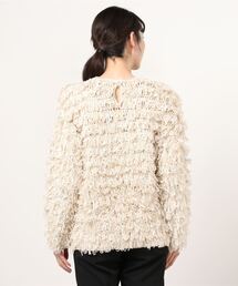 CLANE（クラネ）の「VOLUME FRINGE LONG TOPS（ニット/セーター