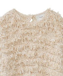CLANE（クラネ）の「VOLUME FRINGE LONG TOPS（ニット/セーター