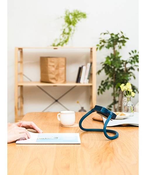 on the day（オンザデイ）の「PRISMATE(プリズメイト) フレキシブル ハンズフリーファン（生活家電・メンズ・ネイビー/ホワイト・FREE）」の12枚目の写真