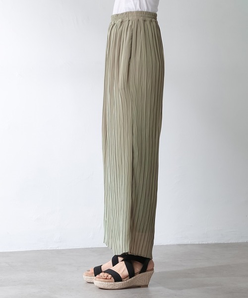 Honeys（ハニーズ）の「ストレートパンツ（その他パンツ・レディース・ブラウン/ブルー系その他/ブラック/オリーブ・L/LL/M/S）」の9枚目の写真