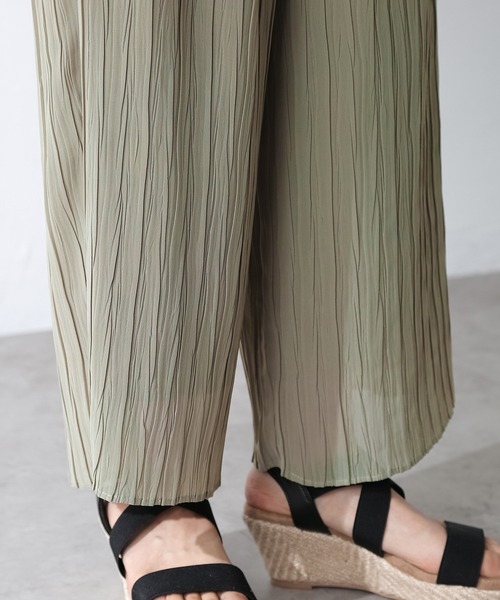 Honeys（ハニーズ）の「ストレートパンツ（その他パンツ・レディース・ブラウン/ブルー系その他/ブラック/オリーブ・L/LL/M/S）」の13枚目の写真