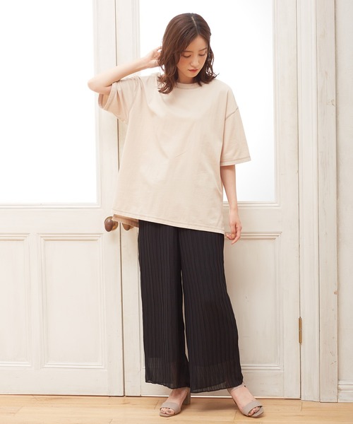 Honeys（ハニーズ）の「ストレートパンツ（その他パンツ・レディース・ブラウン/ブルー系その他/ブラック/オリーブ・L/LL/M/S）」の14枚目の写真