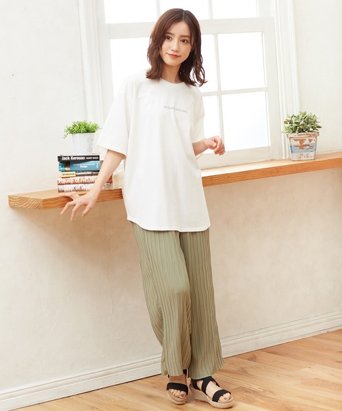 Honeys（ハニーズ）の「ストレートパンツ（その他パンツ・レディース・ブラウン/ブルー系その他/ブラック/オリーブ・L/LL/M/S）」の15枚目の写真