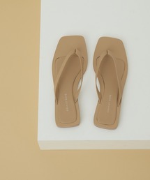 ADAM ET ROPE' | エコレザースクエアビーチサンダル(サンダル)