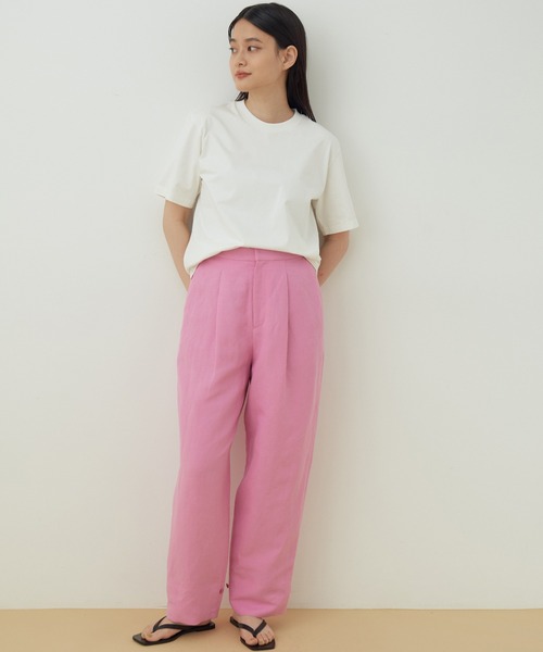 ADAM ET ROPE'（アダムエロペ）の「フェイクレザースクエアビーチサンダル（サンダル・レディース・ベージュ/ブラック・23.5cm/24.0cm/24.5cm/23.0cm）」の5枚目の写真