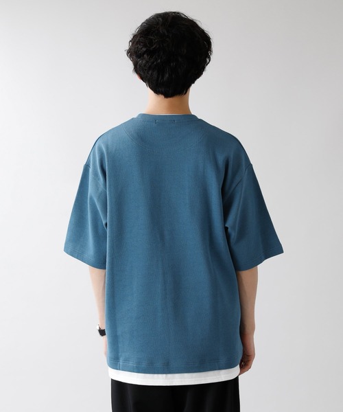 リエルリシェ レイヤード Tシャツ レイヤードタンクトップ&ロングTシャツ（アイボリー）