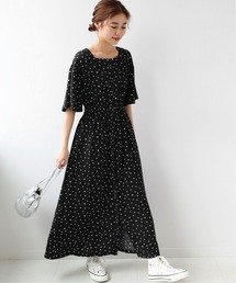 JOURNAL STANDARD relume | レーヨンフラワープリントスクエアネックワンピース◆(ワンピース)