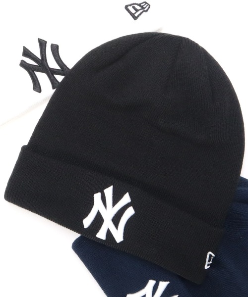 NEW ERA（ニューエラ）の「ニューエラ ニット帽 MLB カフ（ニットキャップ/ビーニー・メンズ・ブルー/ブラック系その他/ホワイト/ブラック/ネイビー/ホワイト系その他・FREE）」の3枚目の写真