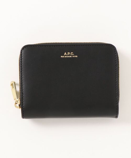 A.P.C.（アーペーセー）の「COMPACT EMMANUELLE（財布・レディース・ブラウン/ブラック・ONESIZE）」の2枚目の写真