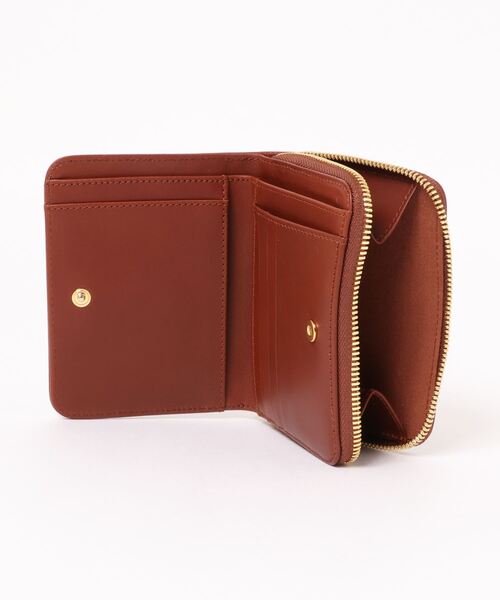 A.P.C.（アーペーセー）の「COMPACT EMMANUELLE（財布・レディース・ブラウン/ブラック・ONESIZE）」の5枚目の写真
