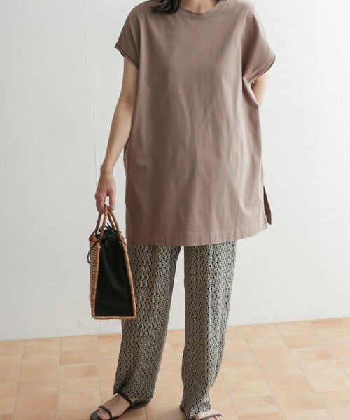 URBAN RESEARCH DOORS(アーバンリサーチドアーズ)の「ジオメトリックプリントパンツ(その他パンツ・レディース・カーキ/キャメル・ONE)」の21枚目の写真