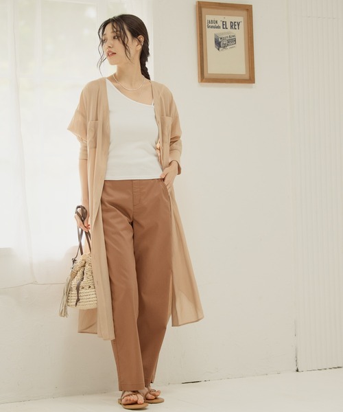 BAYFLOW（ベイフロー）の「ワンショルダータンク（タンクトップ・レディース・ホワイト/ベージュ/ラベンダー/チャコール・FREE）」の10枚目の写真