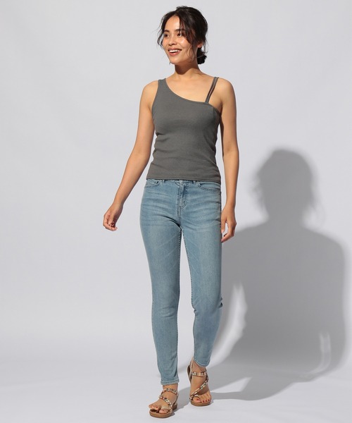 BAYFLOW（ベイフロー）の「ワンショルダータンク（タンクトップ・レディース・ホワイト/ベージュ/ラベンダー/チャコール・FREE）」の20枚目の写真