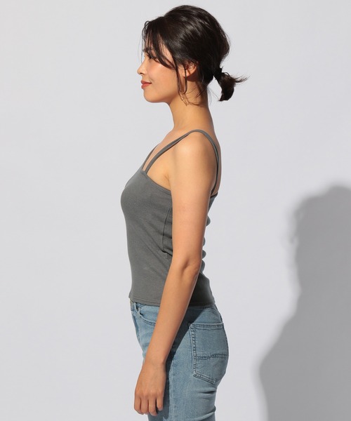 BAYFLOW（ベイフロー）の「ワンショルダータンク（タンクトップ・レディース・ホワイト/ベージュ/ラベンダー/チャコール・FREE）」の11枚目の写真