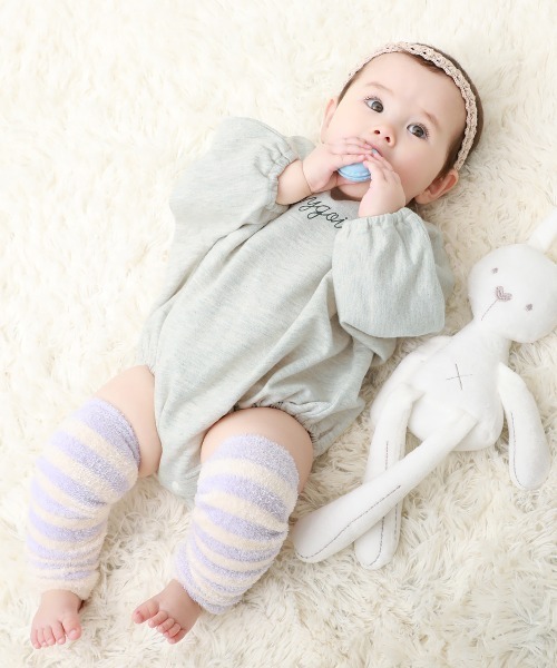 devirock（デビロック）の「ロゴスウェットロンパース（ロンパース・キッズ・パープル系その他/ブルーグレー/ブラウン系その他/オートミール/ブルー系その他/グレー系その他・80ｃｍ/70cm）」の12枚目の写真