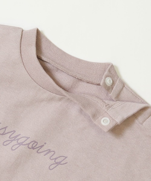 devirock（デビロック）の「ロゴスウェットロンパース（ロンパース・キッズ・パープル系その他/ブルーグレー/ブラウン系その他/オートミール/ブルー系その他/グレー系その他・80ｃｍ/70cm）」の9枚目の写真