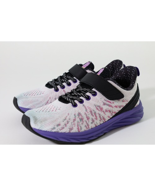 瞬足（シュンソク）の「瞬足/SYUNSOKU/キッズスニーカー/【鬼滅の刃】コラボシューズ produced by 瞬足（スニーカー・キッズ・レッド/カーキ/ホワイト×ネイビー/パープル/ピンク系その他/ダークネイビー/ブルーグリーン/カリビアンブルー/グレー/ホワイト×パープル/ブラック×レッド・20.0cm/22.0cm/24.5cm/22.5cm/24.0cm/18.0cm/17.0cm/23.0cm/21.0cm/21.5cm/23.5cm/19.0cm）」の20枚目の写真