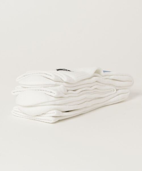 adidas(アディダス)の「クッション トレフォイル ミッドカット クルーソックス 3足組 / アディダスオリジナルス adidas Originals(ソックス/靴下・メンズ・ホワイト×ブラック/ホワイト×グレー/ブラック×ホワイト・SMALL/MEDIUM/LARGE/X-LARGE/kids-XXL)」の4枚目の写真