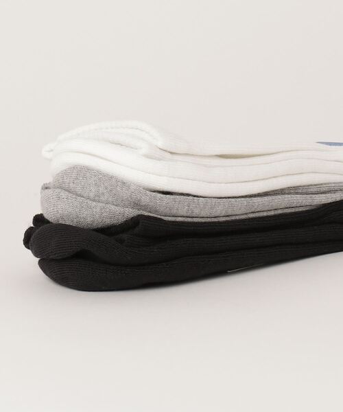 adidas(アディダス)の「クッション トレフォイル ミッドカット クルーソックス 3足組 / アディダスオリジナルス adidas Originals(ソックス/靴下・メンズ・ホワイト×ブラック/ホワイト×グレー/ブラック×ホワイト・SMALL/MEDIUM/LARGE/X-LARGE/kids-XXL)」の6枚目の写真