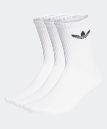 adidas | クッション トレフォイル ミッドカット クルーソックス 3足組  / アディダスオリジナルス adidas Originals(ソックス/靴下)