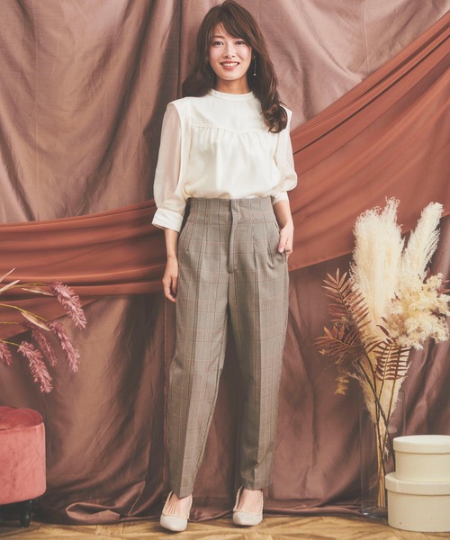 NOELA（ノエラ）の「バックレースアップストレートパンツ（その他パンツ・レディース・ピンク/ベージュ/その他1・M/S）」の7枚目の写真