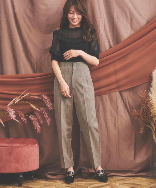 NOELA（ノエラ）の「バックレースアップストレートパンツ（その他パンツ・レディース・ピンク/ベージュ/その他1・M/S）」の8枚目の写真