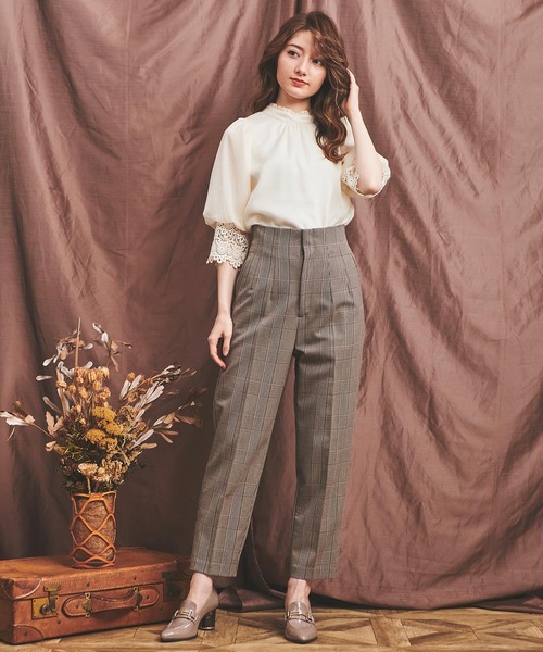 NOELA（ノエラ）の「バックレースアップストレートパンツ（その他パンツ・レディース・ピンク/ベージュ/その他1・M/S）」の10枚目の写真