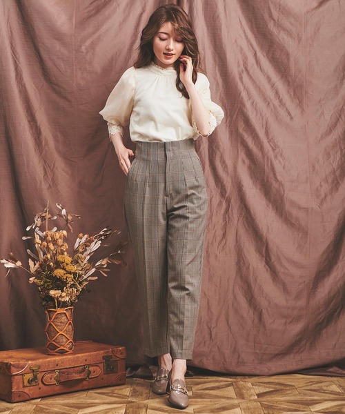 NOELA（ノエラ）の「バックレースアップストレートパンツ（その他パンツ・レディース・ピンク/ベージュ/その他1・M/S）」の11枚目の写真