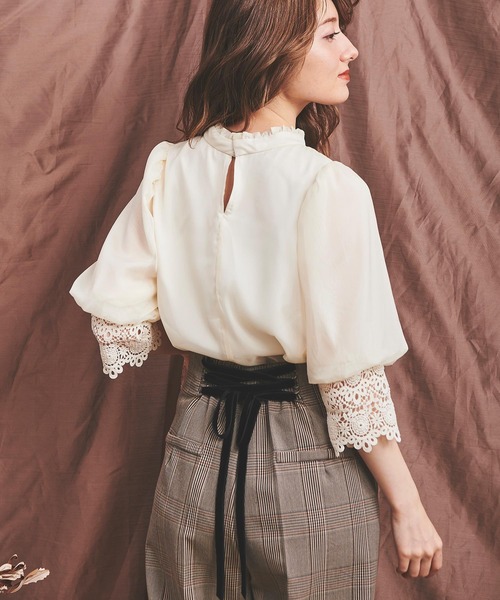 NOELA（ノエラ）の「バックレースアップストレートパンツ（その他パンツ・レディース・ピンク/ベージュ/その他1・M/S）」の12枚目の写真