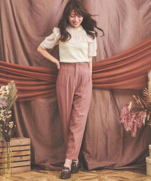 NOELA（ノエラ）の「バックレースアップストレートパンツ（その他パンツ・レディース・ピンク/ベージュ/その他1・M/S）」の14枚目の写真