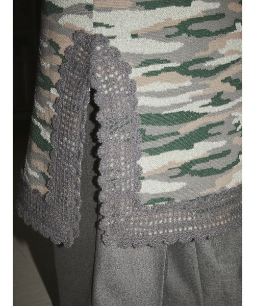 PAMEO POSE（パメオポーズ）の「Heaven Clouds Knit Dress（ワンピース・レディース・スカイブルー/ネイビー/グレー・SMALL/MEDIUM/X-SMALL）」の14枚目の写真