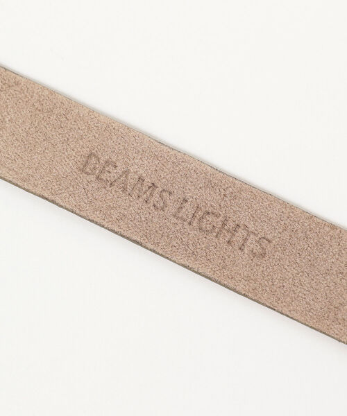 BEAMS LIGHTS(ビームスライツ)の「BEAMS LIGHTS / レザー ワイド ブレスレット(ブレスレット・メンズ・ブラック/ベージュ・ONE SIZE)」の8枚目の写真